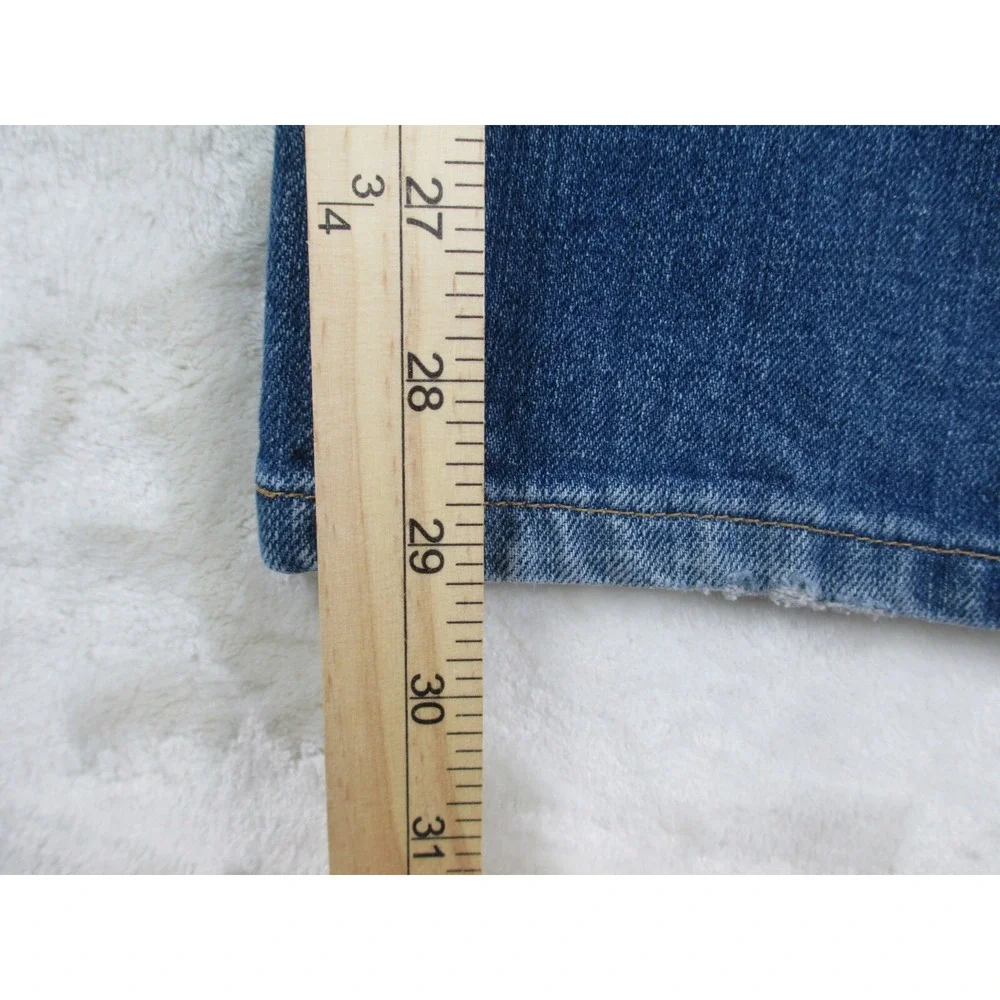 Carhartt Pants Mens 40 Blue Denim Jeans Straight Workwear‎ Casual 40X29*